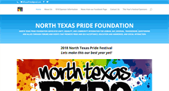 Desktop Screenshot of northtexaspride.com