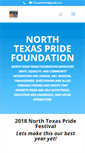 Mobile Screenshot of northtexaspride.com